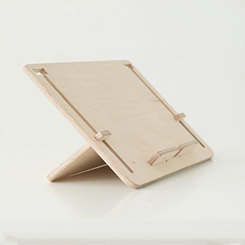 support for tablets, e-books or books, made of wood, fits just inclination, desktop, sofa, bed