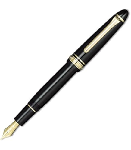 Sailor セーラー founded 1911 18K 万年筆 セーラー万年筆 Sailor 1911 Large Black GT 21K Gold Medium Fine
