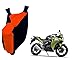 Auto Pearl Premium Quality - 100% Water Proof Orange Blue Bike Body Cover With Mirror Pockets, Buckle Belt, Carry Bag For - Honda CBR 150R RS.1199.00