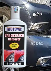 INDOPOWER CAR Scratch Remover 100gm. All Colour Car & Bike Scratch Remover (Not for Dent & Deep Scratches).