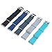 Price comparison product image Goldyqin 5Pcs Colors Fashion Design Watch Band Sports Silicone Fitness Strap For Fitbit Versa Smart Watch Accessories Wristband - Random - L