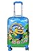 Tramp & Badger 100% polycarbonate, 360° Rotating Wheels, Minions Printed Pattern Non-Breakable & Extra Light Weight Kids Trolley Bag- Multi-Colour (Size-20" Cabin Size)-( with 1 year warranty ) RS.3763.00