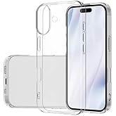 Case Compatible with Spia Apple iPhone 17 Transparent Premier Silicone Original (Compatible with Apple iPhone 17, Transparent)