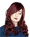 Produktbild Prettyland dunkel-rot Bordeaux braun lang-haar 60cm Pinke Perücke Gelockt Welle Party Cosplay wig C1201