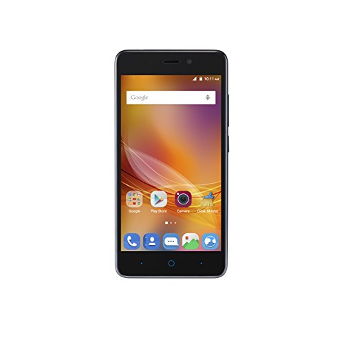 ZTE Blade A452 - Smartphone Libre de 5'' (WiFi, Bluetooth, Quad-Core 1.0 GHz, 8 GB de Memoria Interna, 1 GB de RAM, cámara de 13 MP, Android 5.1 Lollipop) Negro