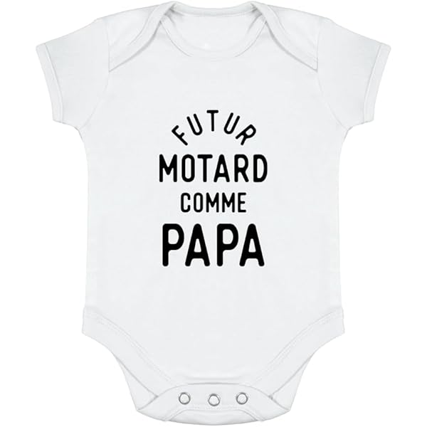 FUTUR MOTARD COMME PAPA' T-shirt Bébé