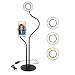 Produktbild MA87 Handyhalter Ständer mit Selfie Ring LED-Licht für Live-Stream und Make-up