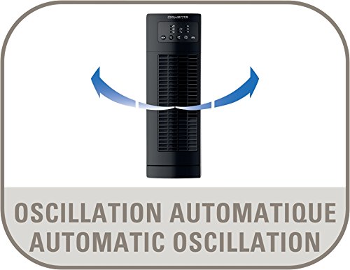 Rowenta VU9050 Artik Crystal Turm-Ventilator Tisch, 3 Geschwindigkeit - 4