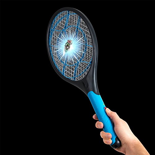 Elektrische Fliegenklatsche und Insektenvernichter, elektrischer Fliegenfänger für Mückenschutz, Wespenbekämpfung und andere fliegende Insekten, effektiver Insektenschutz - 8