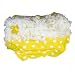 Baby Girl Ruffle Panties Bloomers Diaper Cover with Dots S (Yellow)