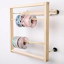 Organizzatore Per Nastri In Legno - Supporto Per Cucito, Washitapes, Carta Da Regalo E Vinile - Foto 7