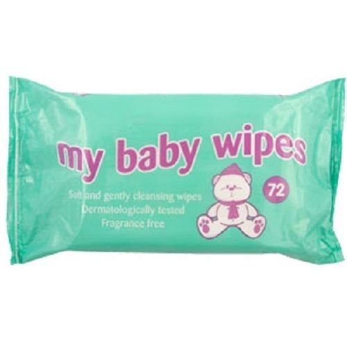 My Baby Wipes Fragrance Free Case of 18
