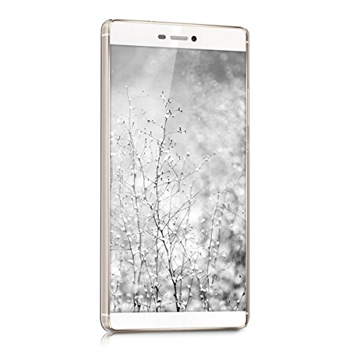 kwmobile Funda para Huawei P8 - Carcasa de  pl  stico  para m  vil - Protector  Trasero  en  Negro Transparente 
