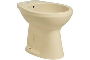Barbottina Bidet a terra in ceramica champagne serie elite