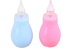 SUPVOX Baby Nasensauger Nasendusche Manuell Nasal Set fur Kleinkinder Neugeborene, 2pcs