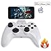 Produktbild ZIHENGUO MFi Gamepad, Handspielkonsole Zertifiziert Schnelle Drahtlose Bluetooth Game Controller Tragbarer Joystick Vibration Hand Für iPhone/ipad/App TV,White