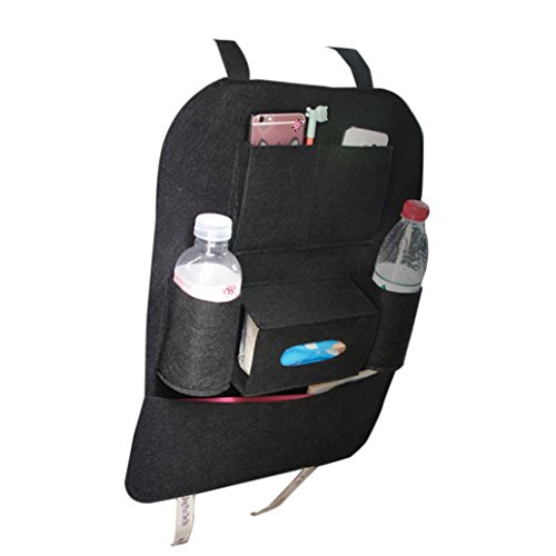 Preisvergleich Produktbild Ouneed® Auto Sitzbezüge Auto Sitz Rückseite Mehrfach Taschen Aufbewahrungsbeutel Organisator Halter Aufhänger (Schwarz)