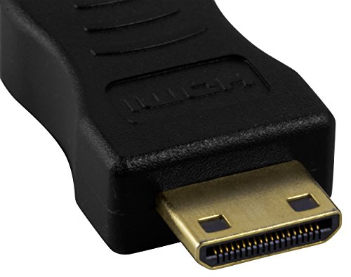 mumbi MINI HDMI Kabel 1.3b 1080p Full HD / Mini HDMI C Stecker auf HDMI A Stecker – VERGOLDETE Kontakte 1,5m - 6