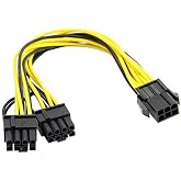 Alfais 4302 Pci e 8 Pin (6+2) 2X Pci-e Graphics Card Power Multiplexer Cable