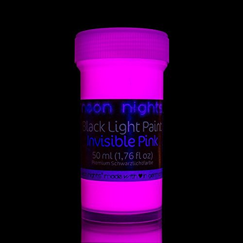 neon nights | Unsichtbare Schwarzlicht Farben | Fluoreszierende UV Leuchtfarbe | Paint Set 8 x 20ml Neon-Farben - 4