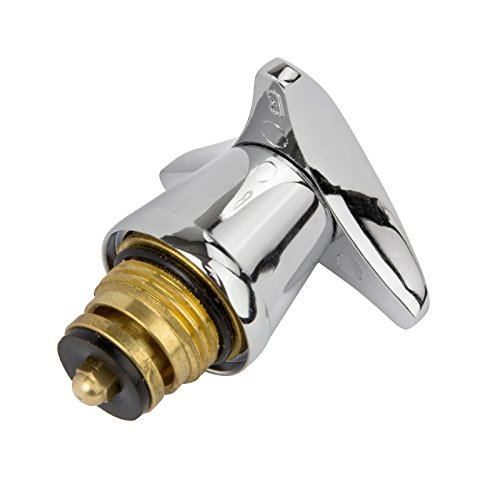 Stabilo-Sanitaer Hahnoberteil 1/ 2 Zoll blau Ventiloberteil Ventileinsatz Oberteil Messing Kaltwasser mit Sterngriff Ersatzteil Armatur Wasserhahn - 3