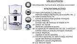 El filtrado se realiza en 8 etapas; limpia todas las impurezas del agua convirtiéndola en un agua mucho más pura
