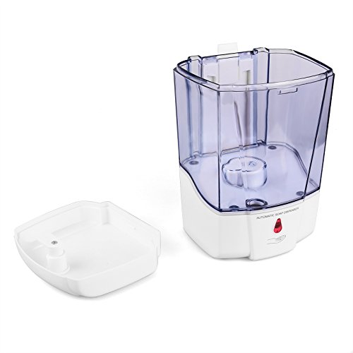 Seifenspender Wandmontage Automatische IR Sensor Seifenspender Automatische Berührungsloses Küche Seife Lotion Pumpe für Küche Badezimmer batteriebetrieben 600 ml - 6