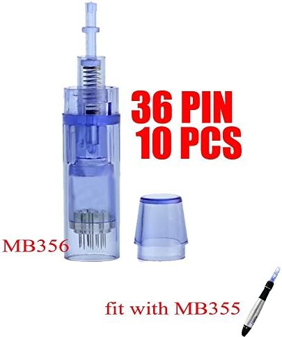 For Ultima A1 Dr.Pen Micro Needle Cartridge, MISSAMMY 10 PCS Needle Cartridges for Derma Pen Anti Aging Skin Facial Therapy Therapy Device (36 Pin x 10 PCS)