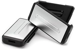‎MSAGKAH Msagkah 2 Stück Sicherheitsgurt-Clip für Auto, Sicherheitsgurt-Einsteller, Universal-Sicherheitsgurt-Schnalle zum Entspannen der Schultern und des Nackens (Silber)