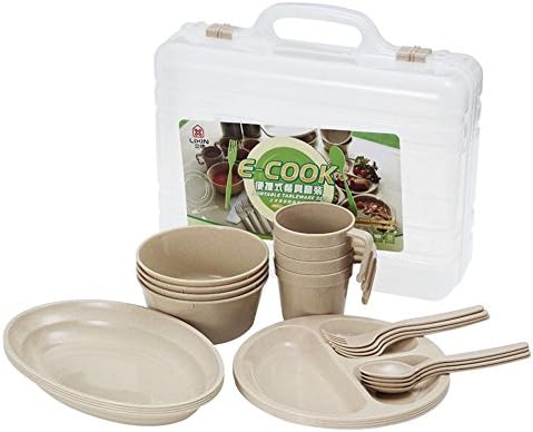 UMsky Outdoor Picnic Dinnerware set(Pack of 24pcs)