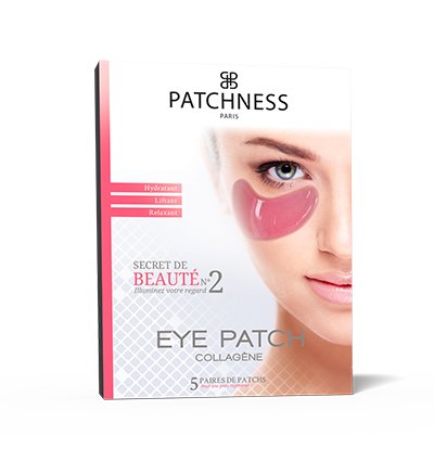 Patchness - Eye Patch Pink - Anti Dark Circle Patch Collagen With Red Vine Extracts 5 Pairs