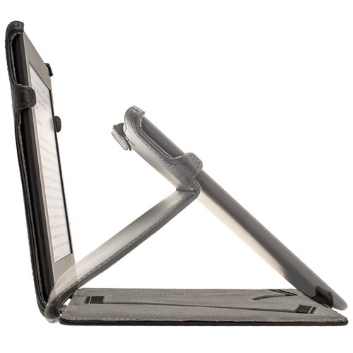 igadgitz PU Leder Etui Hülle mit Sleep/Wake Funktion/Integrierte Handschlaufe für Amazon Kindle Paperwhite 2015/2014/2013/2012 schwarz - 5