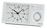 Seiko Unisex Wecker Analog Kunststoff weiß QHP004W