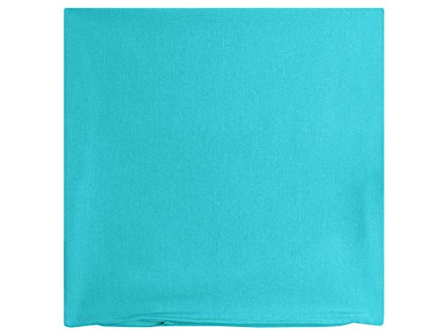 Doppelpack zum Sparpreis – Milano – Kissenhüllen erhältlich in 23 Unifarben und 2 verschiedenen Größen – hochwertiger Polsterstoff mit Perleffekt, türkis, 40 x 40 cm - 8