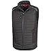Produktbild Nitras Motion TEX Plus - Schwarze Softshellweste für Damen & Herren - Gesteppte Weste mit Windstopper - Arbeitsweste mit Brusttasche und Seitentaschen Größe M