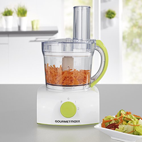 GOURMETmaxx Multifunktionale Küchenmaschine mit 3 verschiedenen Einsätzen zum Mixen, 1 L, 350 W, grün - 4