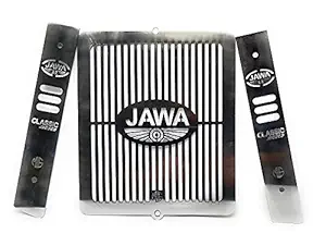 Zimba Stainless Steel Motorcycle Radiator Guard Protector Grill Only Fit in JAWA Motorcycle (JAWA 300)