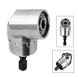 JTENG Winkelschrauber Vorsatz Adapter mit 1/4-Zoll...