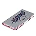 Etche Stand Case for Samsung Galaxy Note 5 ,Leather Wallet Case for Samsung Galaxy Note 5,Cute Feather Pu Leather Magnetic Flip Case with Card Holder for Samsung Galaxy Note 5 with Blue Stylus Pen and Bling Glitter Diamond Dust Plug Colors Random-Feather