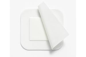 MediSale Ltd Adhesive Sterile Wound Dressings – Pack of 20 | 6cm x 7cm | Individually Wrapped Dressings for Cuts, Grazes, Diabetic & Venous Leg Ulcers, Small Pressure Sores