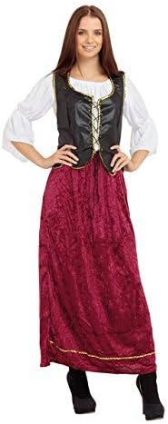 Aura Fancy Dress (TM) Medieval Tudor Tavern Womens Wench Costume