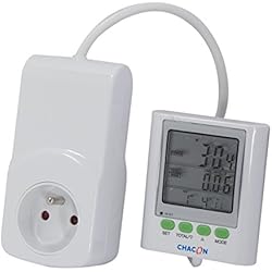 Chacon 54365 Compteur de consommation avec écran déporté ecowatt 650 (fr), Blanc