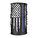 Produktbild USA Thin Blue Line Flag Crack Quick Dry Microfiber Headwear Outdoor Magic Bandana As Neck Gaiter Head Wrap Headband Scarf Face Mask Ultra Soft Elastic One Size