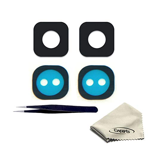 EWPARTSES Soporte de reemplazo para la Ranura de la Bandeja de la Tarjeta SIM a Prueba de Agua para Samsung Galaxy S8 (S8 Glass Lens)