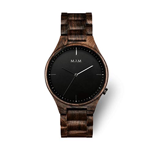 MAM Originals · Owl Black | Orologi da uomo I Desing minimalista I Orologi in legno di sandalo ecosostenibile I Alta qualitá a buon prezzo