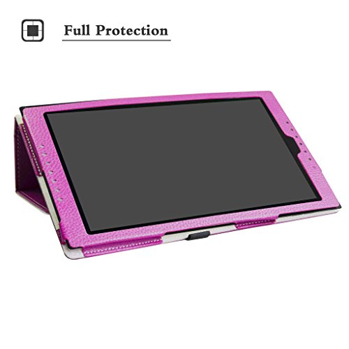 Medion Lifetab X10302/X10301 hülle,Mama Mouth Folding Ständer Hülle Case mit Standfunktion für 10.1″ Medion Lifetab X10302/X10301 Android Tablet PC,Violett - 3