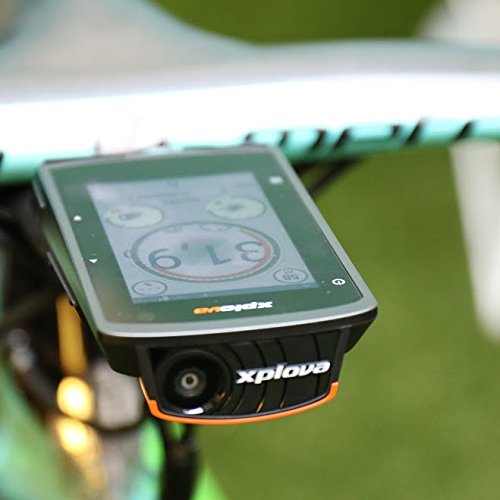 Xplova X5 Smart Bike GPS Computer mit integrierter Kamera, Schwarz/Orange [Italian Version] - 2