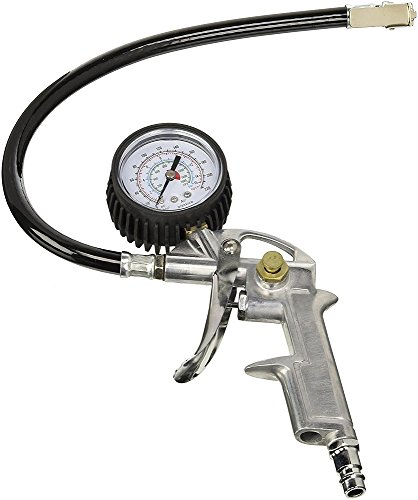 Preisvergleich Produktbild Reifenfüllgerät Reifendruckmesser Reifenprüfer Reifenfüll-Messgerät Reifendruckprüfer Luftpistole mit Manometer Druckluft Reifenfüller Druckmesser Fahrrad Pkw Lkw Automobil Motorrad Fahrrad SUV RV ATV für Kompressor