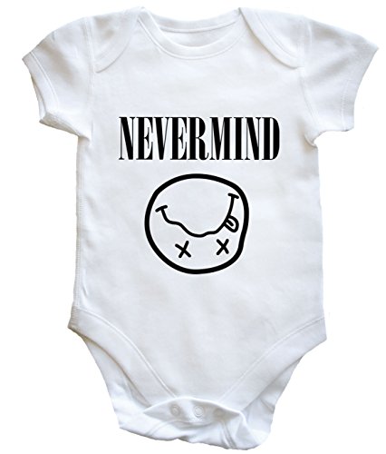 HippoWarehouse NEVERMIND baby vest boys girls