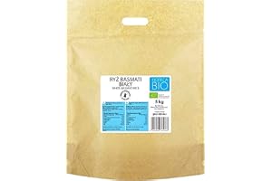 VIT BASMATI-RIS GLUTENFRI BIO 5 kg - HORECA